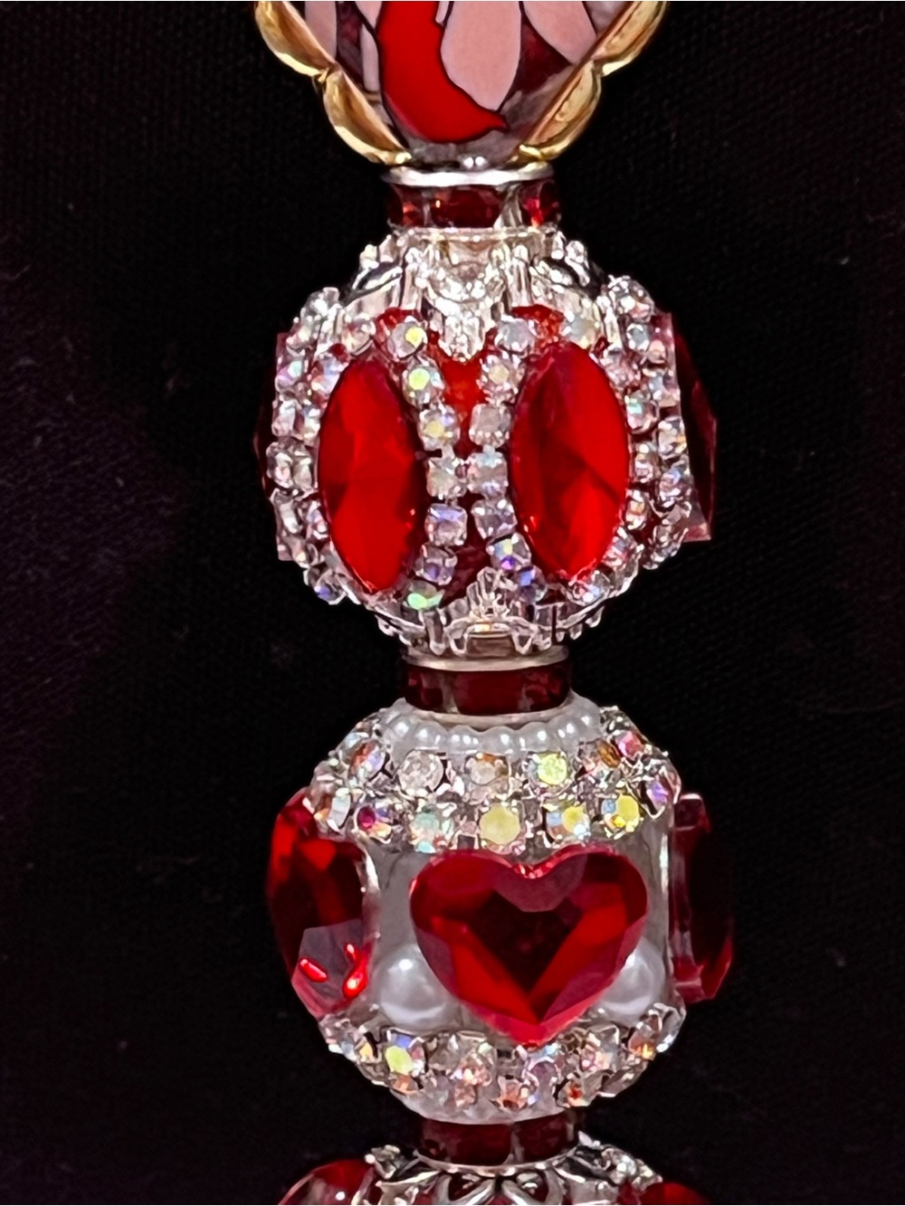 Betty Boop Red rhinestone Beaded focal fancy pen - Picture 3 of 8